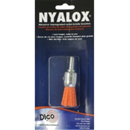 DICO PRODUCTS Dico Products 541-781-3-4 .75 In. End Brush Orange 5794490
